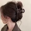 Pinza para el pelo de lazo estilo coreano para cabello voluminoso, pinza para el pelo con forma de corazón para la parte trasera de la cabeza, nuevo pinza de tiburón grande 2026 accesorio para el cabello