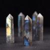 Fabricantes de fuente de columna de cristal extraen prisma de feldespato punto único columna de piedra lunar prisma de cristal fabricantes al por mayor