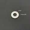 Arruela de vedação isolante de cerâmica resistente ao desgaste e a altas temperaturas, com anel de cerâmica de alumina e resistente à corrosão (pacote com 10).
