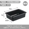 Caja de arena para gatos de plástico profunda y engrosada, resistente a impactos, inodoro para gatos de mascota doméstico, cubeta de plástico de gran capacidad, caja giratoria para gatos