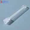 Tubo de ensayo de plástico desechable de 5 ml de fábrica Ps Tubo de muestra cosmética de fondo redondo Material de embalaje Tubo de ensayo transparente Botella