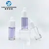 Frasco de essência redondo liso Spot 20ml30ml com conta-gotas de cabeça de borracha de círculo grande frasco vazio cosmético estoque de ácido hialurônico