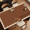 Jogo Americano de Mesa Cartoon Fofo Retrô para Animal de Estimação, Luxuoso e de Alta Qualidade, Jogo Americano para Mesa de Centro de Sala de Estar, Lavável, Impermeável, à Prova de Óleo, Resistente ao Calor