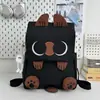 Mochila Escolar Divertida com Desenhos de Grande Capacidade para Estudantes Femininos Nova Estilo Coreano Mochila para Estudantes Universitários Mochila Casual Tendência para Viagem