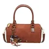 Bolsa de mão grande capacidade estilo coreano para mulheres, nova moda outono 2026 bolsa almofada retrô, bolsa de ombro e transversal para o dia a dia