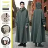 Modelo nuevo, impermeable de cuerpo completo a prueba de lluvia para mujer, diseñado para motocicletas eléctricas, con tamaño ampliado y diseño largo y engrosado