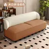 Sofá sencillo de tela nuevo para apartamentos pequeños, salas de estar, áreas de descanso de tiendas, tiendas de ropa, casas de alquiler, sofás de dos y tres plazas