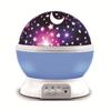 Lâmpada de Céu Estrelado LED Transfronteiriça Colorida Sonhadora Rotação Automática USB Lâmpada de Céu Estrelado Luz Noturna USB Projeção de Céu Estrelado