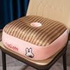 Cojín Tatami de Capibara para Verano, Cojín de Asiento para Oficina de Verano Perezoso, Esterilla Refrigerante de Ratán Hielo, Futón