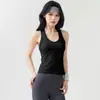 Regata de Yoga Costas Nadador Sem Costura para Mulheres, Gola U Slim Fit Elástica, Camiseta Base Respirável para Esportes de Corrida