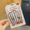 Pasador de pelo en forma de U, Peine para moños, Herramienta de peinado, Nuevo modelo 2026, Pinza para el pelo simple para fijar el cabello en la nuca