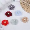 Estilo Coreano 6cm Renda Pérola Camélia Queimada Headdress DIY Sapatos e Chapéus Acessórios para Vestuário Acessórios