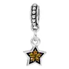 Panjia Nuevo Caliente Oro y Plata Pedrería Amor Trébol de Cuatro Hojas Pato Amarillo Corona Accesorios para Joyería DIY con Cuentas Mano