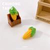Resina Caricatura Simulación Frutas y Verduras Miniatura DIY Comida de Simulación Juguetes Decoraciones Adornos de Escritorio Accesorios Mayoreo