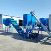 Linha de Produção de Ração para Frango Misturador Horizontal Duplo Parafuso Cinta Máquina de Pelotização para Gado e Ovelhas Processamento Ração para Porco Máquina de Ração Palha