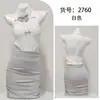 Lingerie Sexy Vermelha Puro Desejo Secretária Bodycon Saia Tentação Sexy Uniforme Qqny Roupa de Dormir Conjunto Abstinência 2760