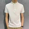 Fabricante Directo Camisa Polo de Solapa para Hombre Camiseta de Manga Corta de Color Sólido de Verano Camiseta Casual Holgada de Negocios de Moda Ropa para Hombre
