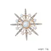 Broche de Strass Nova Moda Europeia e Americana Corsage Estilo Chanel Feminino Embalagem Independente Alfinete Anti-deslizamento Broche de Flor