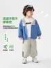 Jaqueta Impermeável para Meninos com Forro de Secagem Rápida, Novo Modelo Outono 2026, Estilo Primavera e Outono, Roupa Infantil para Bebês, Moda Infantil Tendência