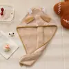 Gorro Secador de Pelo Kawaii para Mujer, Toalla Secadora de Pelo de Terciopelo de Coral Antibacteriana, Engrosada, Absorbente de Agua, Secado Rápido, Turbante Lindo