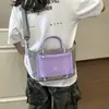 Bolso Tote de Cuadros de Moda para Mujer, Nuevo Bolso Cruzado de Hombro Único con Cuerda de Escalada y Bloques de Color, Bolso Ligero para Viajes al Aire Libre