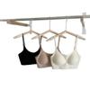8335 # Base de Maquillaje Líquida Fragante, Almohadillas para Sujetador de Taza Media-Gruesa Fijas para Mujer de 3.5 cm, Sujetador de Belleza con Espalda Cruzada de Base Líquida para Verano
