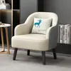 Sofá preguiçoso para espaços pequenos, quarto de solteiro, escritório, cadeira de lazer de luxo leve para varanda, apartamento de hotel, loja de roupas e chá com leite