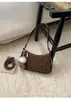 Bolsa Feminina Estilo Novo de Alta Qualidade Transfronteiriça 2026 Estilo Coreano Simples Versátil Ombro Sobrancelha Bolsa Casual para o Dia a Dia Transversal
