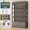 Armário de exposição com prateleiras multi-camadas para armazenamento de cosméticos, armário de exposição aço-madeira, armário de exposição para conveniência, armazenamento de tabaco e álcool, vitrine de exposição para supermercado