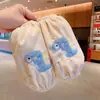 Calentadores de Manga Estilo Coreano para Niños, Fundas de Manga Bordadas Engrosadas para Bebé, Mangas Protectoras para Bebés para Otoño e Invierno, Puños de Manga Anti-Suciedad para Niños y Niñas