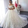 Vestido de Casamento de Comércio Exterior Novo 2026, Vestido de Tule Bufante Off-Shoulder, Atacado do Fabricante, Vestido de Casamento com Cauda