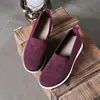 Zapatos Nuevos de Estilo Primavera y Verano, Boca Baja, Tejidos tipo Mosca, Ligeros y Cómodos para Personas de Mediana Edad y Mayores, Zapatos Planos Transpirables, Slip-On