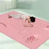 Esterilla para Flexiones, Esterilla Plana de Soporte para Yoga y Ejercicio, Esterilla para Ejercicio en Casa, Esterilla Suave Engrosada Antideslizante Absorbente de Golpes para Fitness