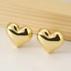Luo Chen Ins Mismo Estilo Moda Personalizado Amor Clip para la Oreja Sin Agujeros en la Oreja Sentido Avanzado Temperamento Pendientes Pendientes Regalo para Pareja