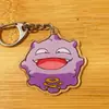 Llavero de Acrílico Dibujos Animados Anime Periférico Pokemon Colgante de Doble Cara Accesorios DIY Colgante para Bolso