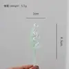 Flores de Vidro em Miniatura, Flores Artificiais Feitas à Mão de Vidro Zibo, Decorações de Buquê para o Dia das Mães, Enfeites para Mesa de Escritório
