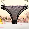 Fabricante de Ropa Interior al por Mayor Sexy Malla Bordada Simple Transpirable y Cómoda Tanga para Mujer 235