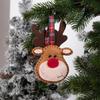 Pingente de Natal transfronteiriço novo pingente criativo de Natal decoração de árvore de Natal veado fofo Sino pequeno pendente