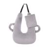 Artefacto para dormir de larga distancia coche almohada en forma de U multifuncional linda almohada de felpa para coche cojín protección para el cuello almohada de protección para el cuello del coche