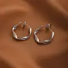 Pendientes de Aro Plano Mobius, Estilo Europeo y Americano, Personalidad Exagerada, Pendientes Grandes, Diseño Único, Accesorios para Orejas para Rostros Cuadrados y Redondos