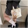 Bolsa Plissada de Mão de Alta Qualidade 2025 Primavera Nova Moda Bolsa Feminina Bolsa Balde Simples Bolsa Transversal Brilhante