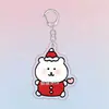 Oso Navideño Autocrítico Lindo Dibujo Animado con Temática Navideña Decoración de Mochila de Acrílico Exquisito Regalo Pequeño