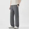 Roupa Masculina Fengshe / Verão 2026 Calças Casuais Outdoor de Montanha de Alto Volume para Homens, Calças Masculinas Simples Retro Americanas para Negócios Leves