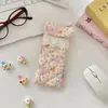 5758 Bolsa Acolchoada Estampada de Desenho Animado para Óculos, Macia e Moderna para Meninas, Bolsa Portátil para Óculos de Sol, Bolsa de Armazenamento Anti-Pressão para Estojo de Óculos