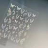 Celebridad de Internet Mariposa Fantasía Pegatinas para Uñas Arte Aurora Sinfonía Concha Luz Cola de Sirena Explosión Estelar Láser Delgado Resistente Pegatinas para Uñas