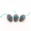 Paquete de Tres Ratones de Peluche Simulados con Hierba Gatuna para Gatos, Resistentes a Mordeduras, para Auto-Placer y Alivio del Aburrimiento, Juguetes Masticables para Gatos