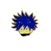 Broche Metálico de Gojo Satoru de Anime, Insignia de Geto Suguru de Jujutsu Kaisen, Accesorios Creativos Personalizados Periféricos Bidimensionales