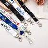 Cordón para Bebidas, Cordón Tejido de Poliéster, Cordón de Correa para Teléfono, Cordón para Identificación, Procesamiento Personalizado Colorido