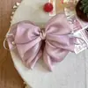 Pinza para Cola de Caballo con Cinta de Hada Súper, Accesorio para el Cabello con Pasador de Moño de Perlas para Mujer, Cabello Semiatado en la Parte Posterior de la Cabeza, Accesorio de Flor para el Cabello Atmosférico