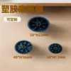 Patas Redondas de Plástico para Sofá de 40*16mm, Patas de Plástico para Cama, Patas de Gabinete, Patas de Soporte para Muebles, Suministro Directo del Fabricante